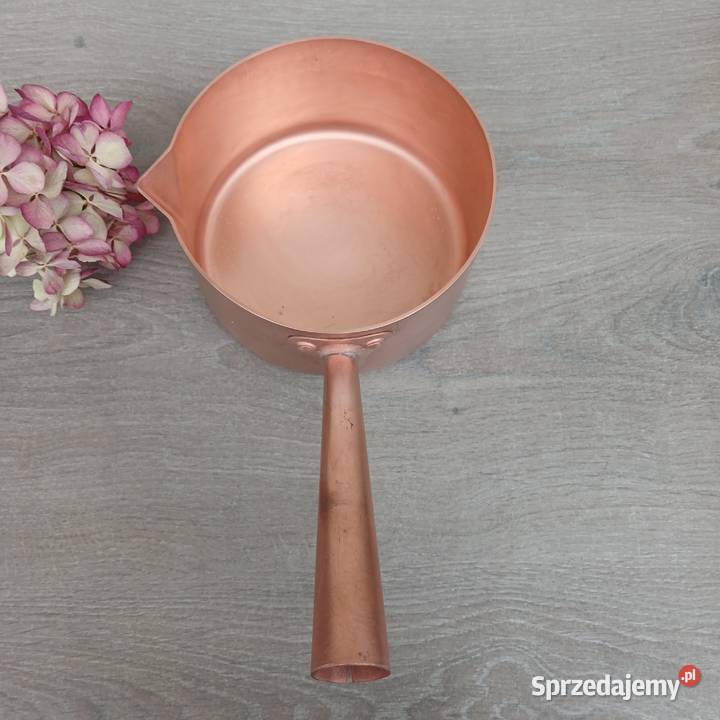 Profesjonalny miedziany garnek rondel poj 22 Warszawa