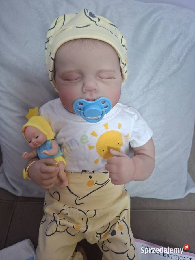 Lalka Reborn śpiący maluszek