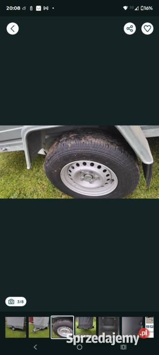 Przyczepa rydwan stan idealny pomorskie Biesowice