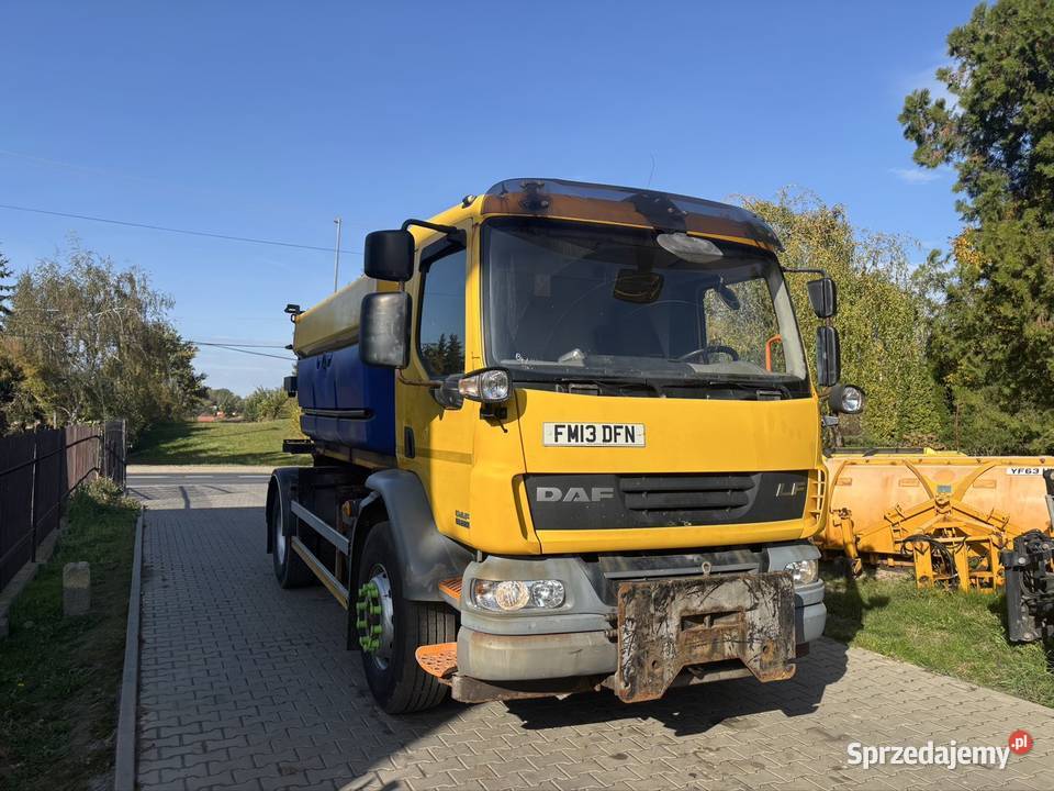 Daf lf 55250 4x2 piaskarka solarka schmidt pług Ropczyce