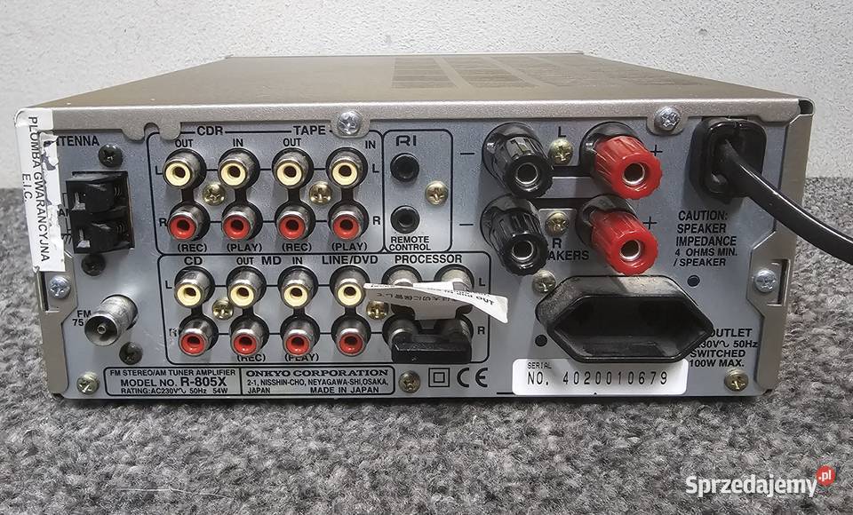 Radio amplituner stereo ONKYO R805X Kraków