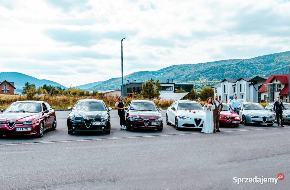 Alfa Romeo Giulia Q4 do ślubu Wesele Okazja małopolskie Rabka-Zdrój