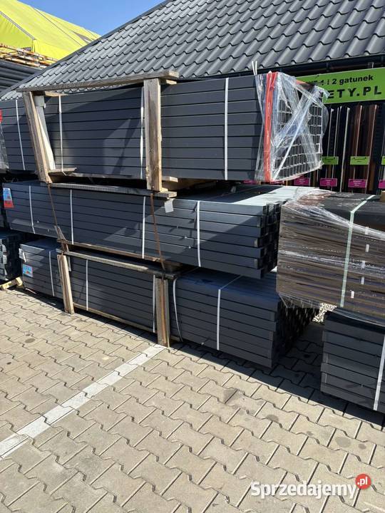 Słupki ogrodzeniowe 60x60 80x80 ścianka 2mm Stobierna sprzedam