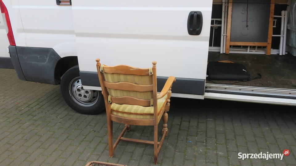 Stary fotel sprężynowy zachodniopomorskie Wrzosowo