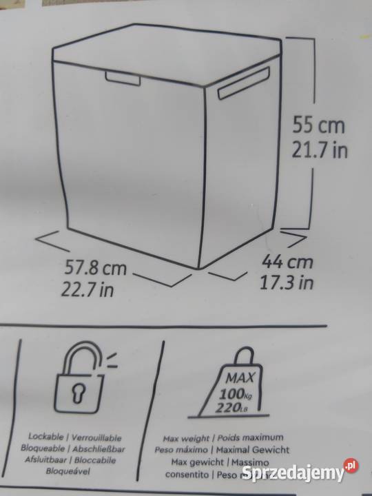 NAJTANIEJ Skrzynia Ogrodowa Uniwersalna tworzywo sztuczne Zabrze