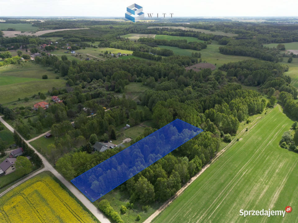 sprzedaży gruntu 3719m2 Ostrowite prąd