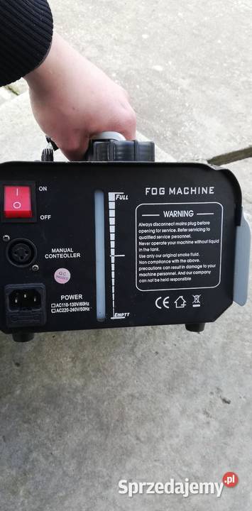 Wytwornica Pary DYMU PARTY MGŁA RGB uszkodzona Poświętne