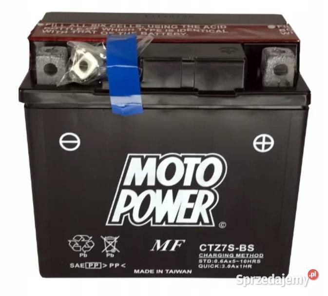 Akumulator motocyklowy MotoPower CTZ7SBS YTZ7SBS Wałbrzych