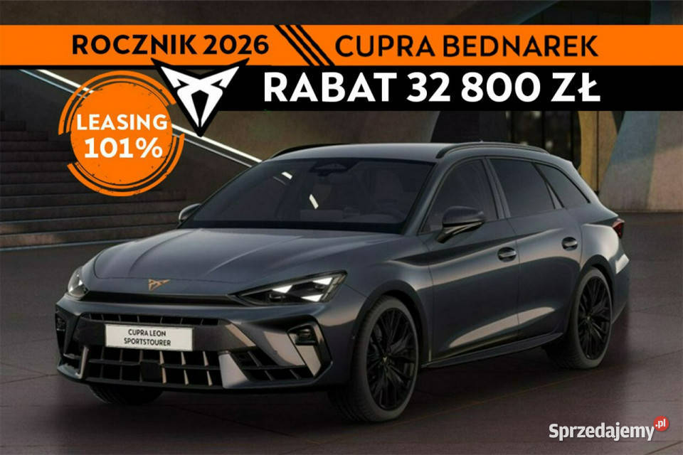 Cupra Leon Sportstourer VZ 20 TSI 333 DSG 4Drive elektryczne lusterka łódzkie Łódź
