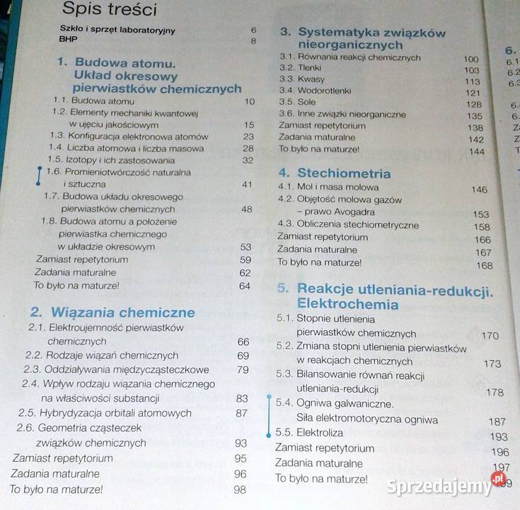 To jest chemia 1 Maria Litwin Joanna Szymońska Pozostałe sprzedam