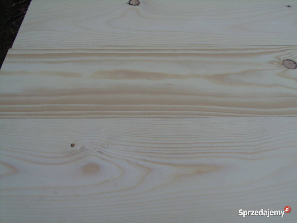 Naturalna szeroka deska drewniana heblowana Ściany i elewacje Warszawa