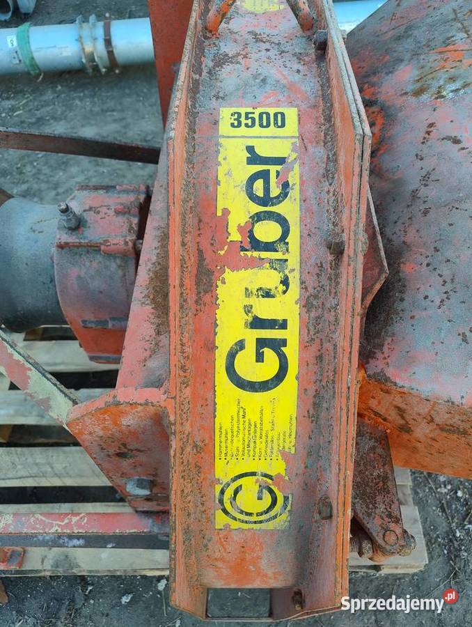 Śrutownik Bijakowy Młyn gruber 3500 Mobilny na Silno