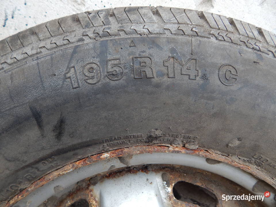 KOŁO DOJAZDOWE ZAPAS FELGA 14 KIA PREGIO 6x1397