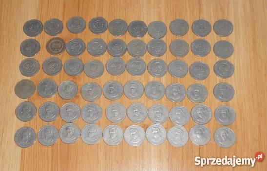 Monety z okresu około 1973 roku 60 sztuk