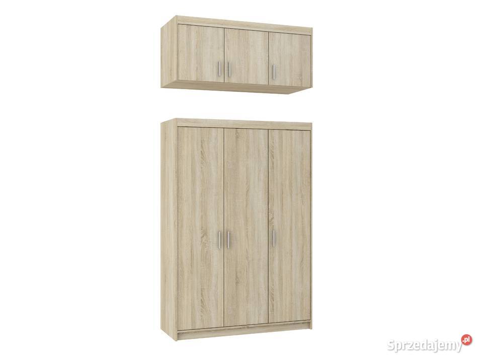 Szafa Trzydrzwiowa 133 Biała Dąb sonomaDąb Gliwice sprzedam