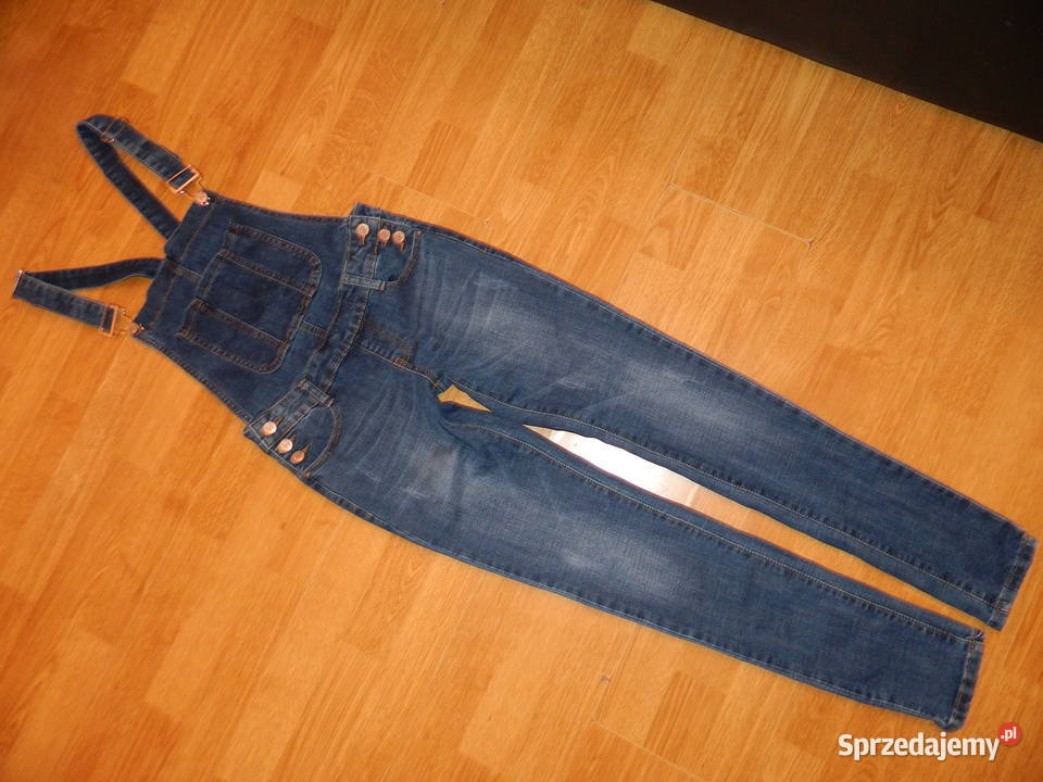 Miss Two jeansowe ogrodniczki XS Rozmiar 34(XS) Trzebinia sprzedam