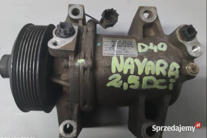 Sprężarka Klimatyzacji Nissan Navara 25 Suchedniów
