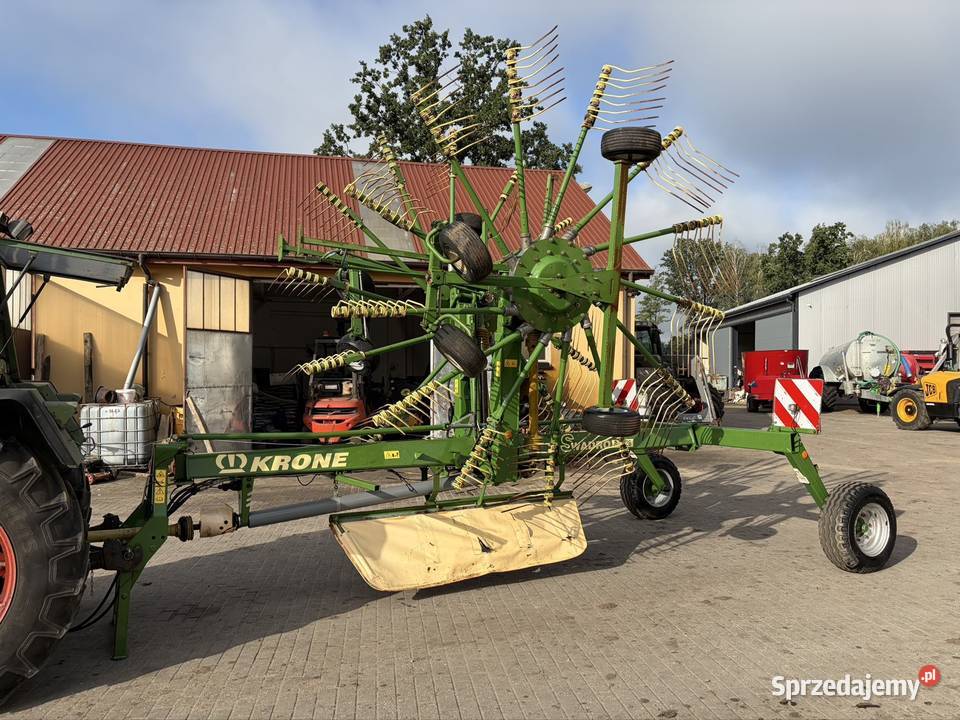 Zgrabiarka 2 karuzelowa Krone Swadro 800 26 Krone mazowieckie