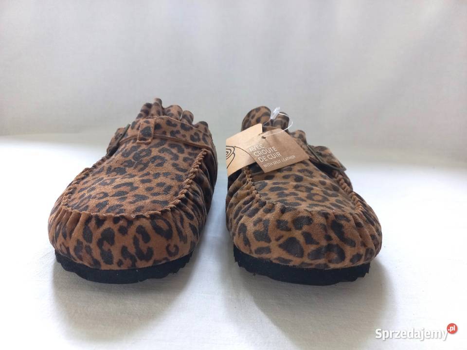 Buty damskie Klapki PANTERKA Chodaki Mule r 4041 sprzedam