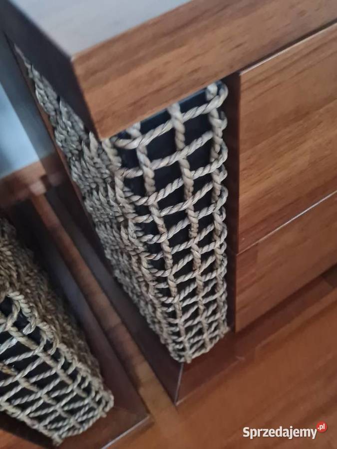 Szafki nocne z drzewa egzotycznego 64cm Puławy