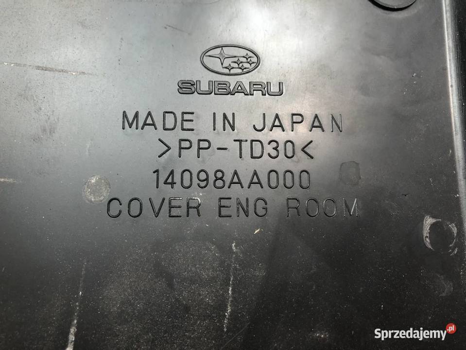 SUBARU OUTBACK IV 20 D 150 2010R OSŁONA OBUDOWA osobowe Skarżysko-Kamienna