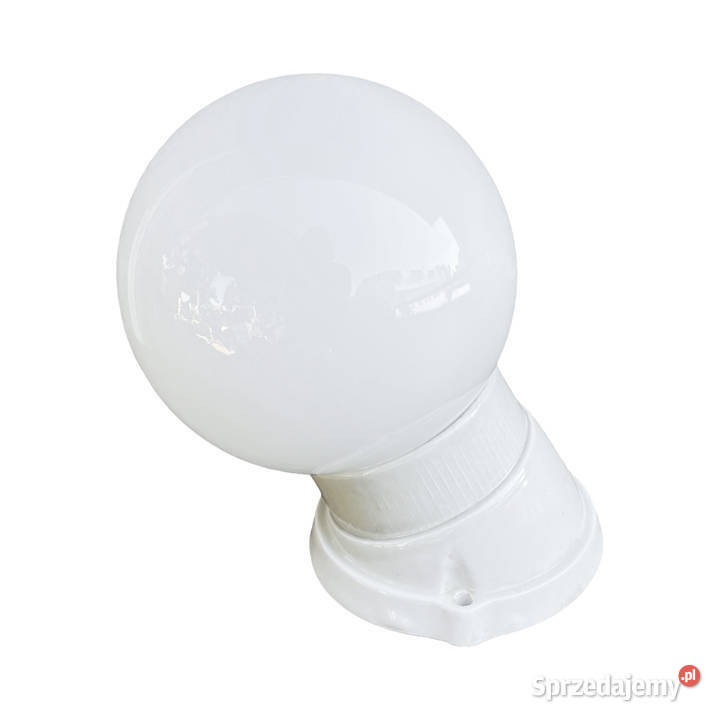 Kinkiet biały industrialny Lindner Niemcy lata Kinkiety Warszawa