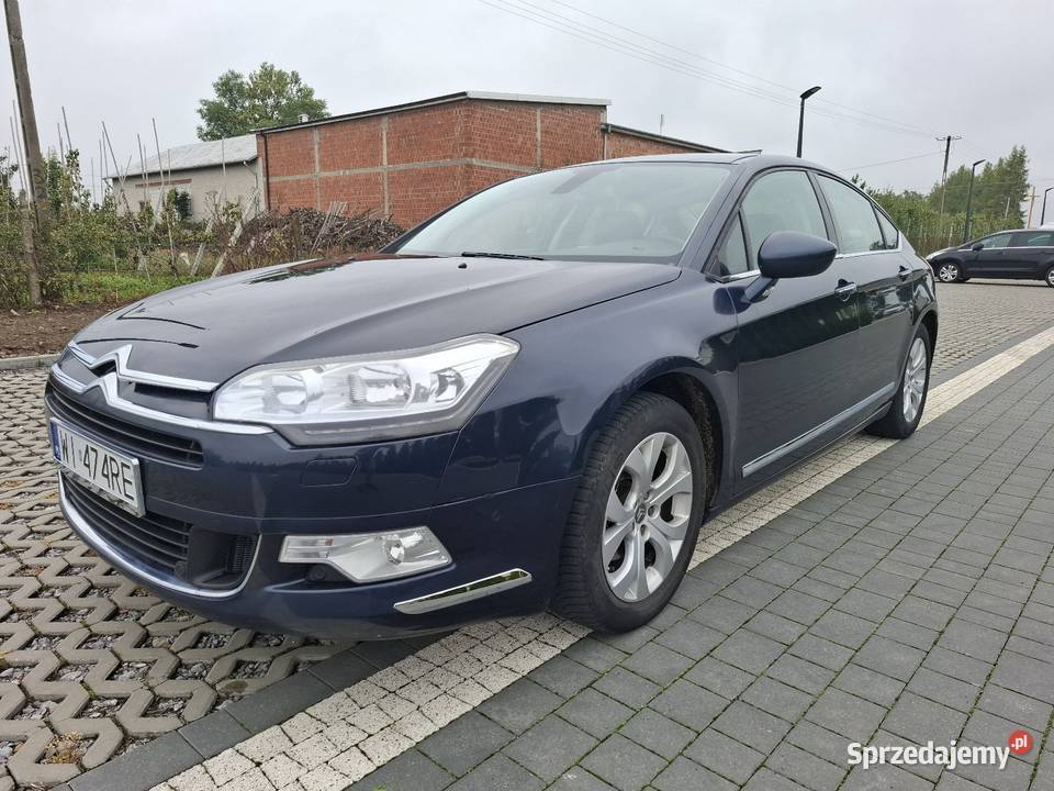Citroen C5 FL 20 HDI 163 LED navi nowy przegląd czujnik zmierzchu Samochody osobowe Belsk Duży