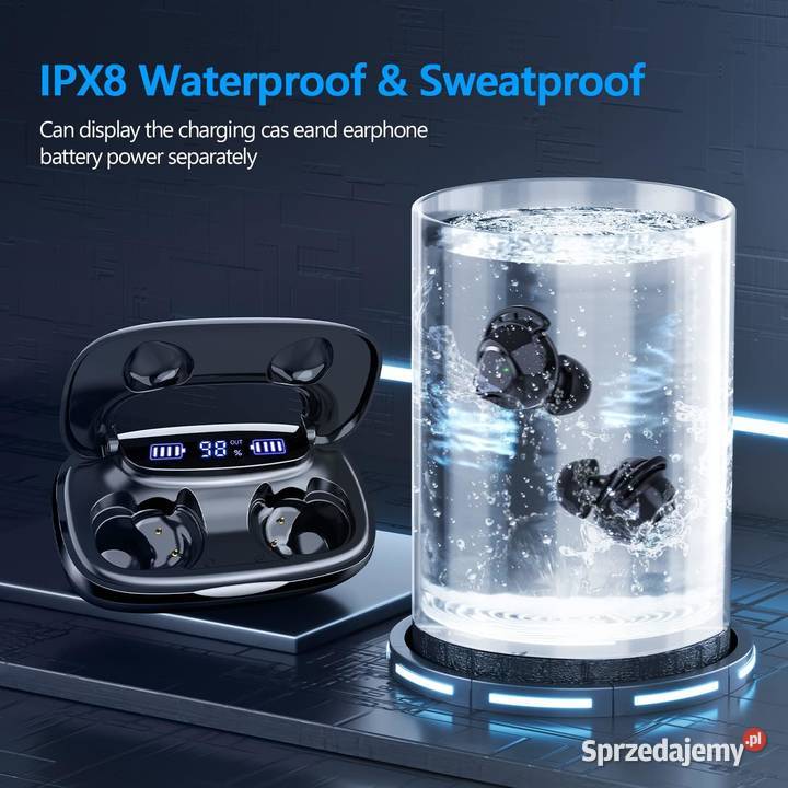 Słuchawki Douszne Blouetooth UAIR4 Czarne Stalowa Wola