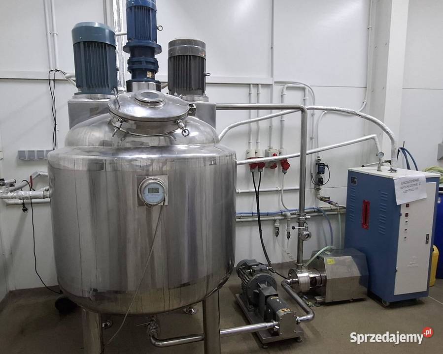 Zbiornik z mieszadłem i instalacją Zambrów