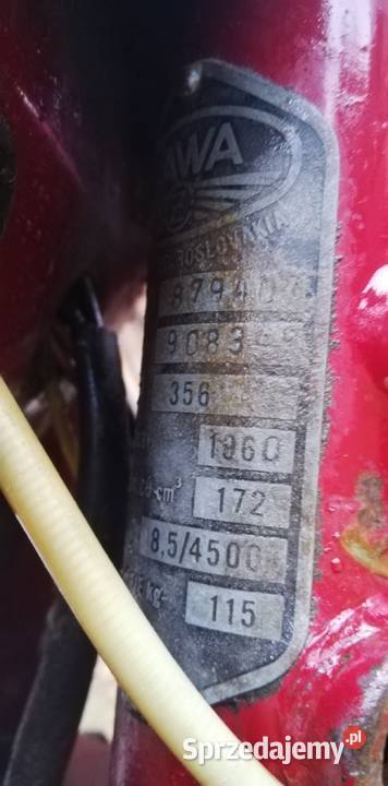 Jawa cz 250 175 typ 353 450 gazela mz wsk 175 Czersk sprzedam