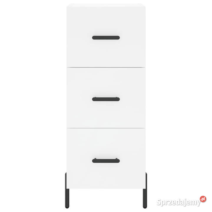 Wysoka szafka biała 345x34x180 materiał Warszawa sprzedam