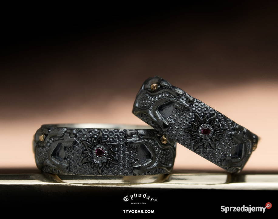 NORDYCKIE OBRĄCZKI BLACK FENRIR TYVODARCOM Pozostałe Warszawa