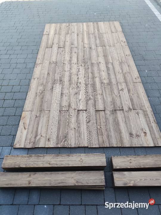 Deska ścienna szczotkowana Naturalne drewno Panele dekoracyjne Zduńska Wola