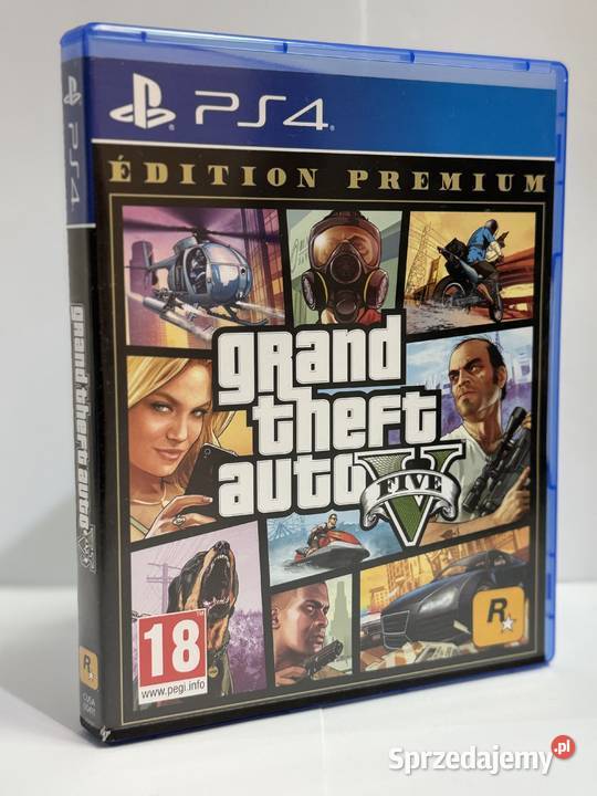 GRA GRAND THEFT AUTO V NA 4 PLAYSTATION 4 POLSKA wielkopolskie Śrem sprzedam