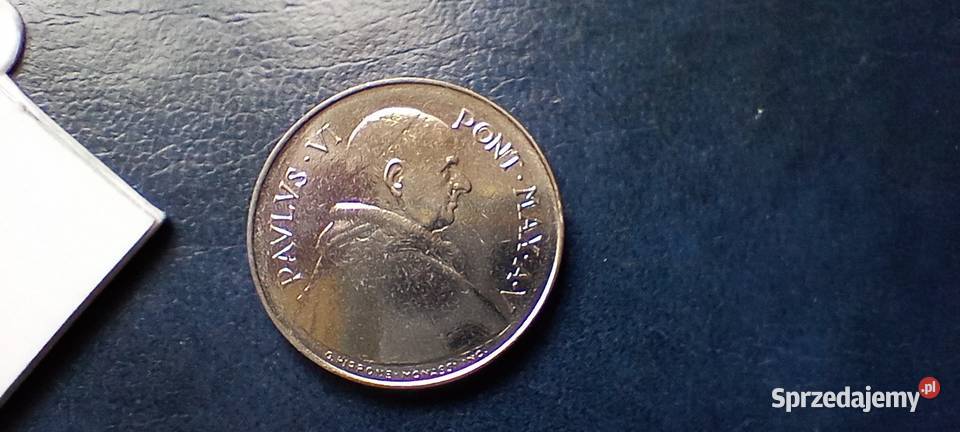 Stare monety 50 lir 1967 Watykan