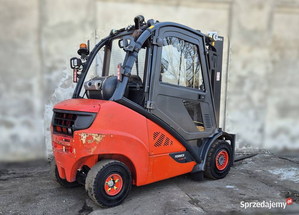 Linde H35 TRIPLEX 2017r 4 sekcje hydr wózek Wózki widłowe śląskie