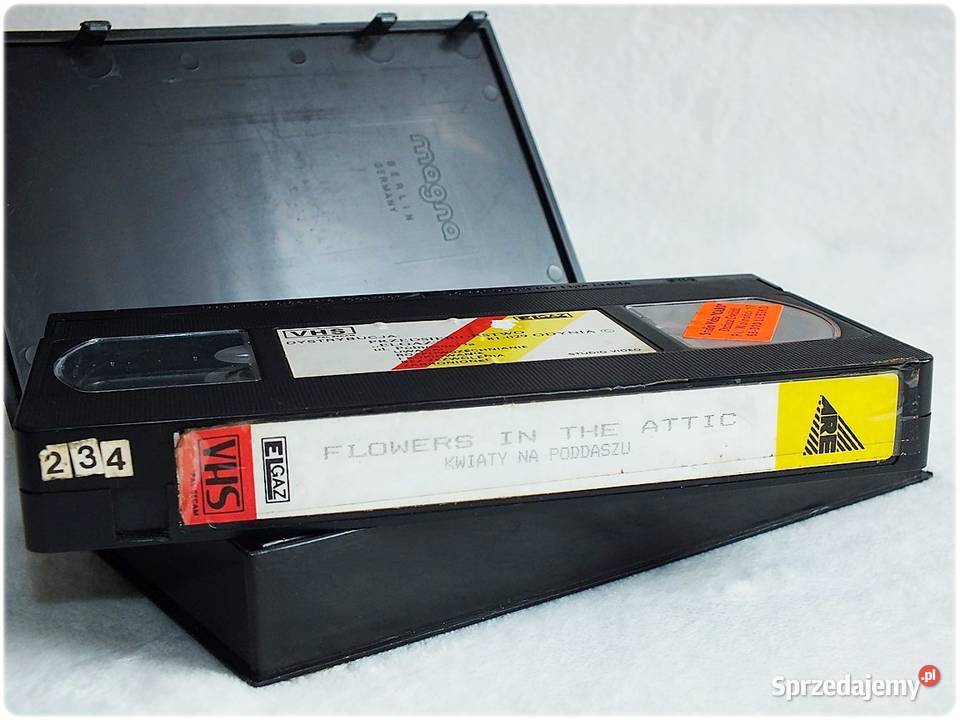 Kaseta VHS Film Kwiaty na poddaszu Film na Video Żary
