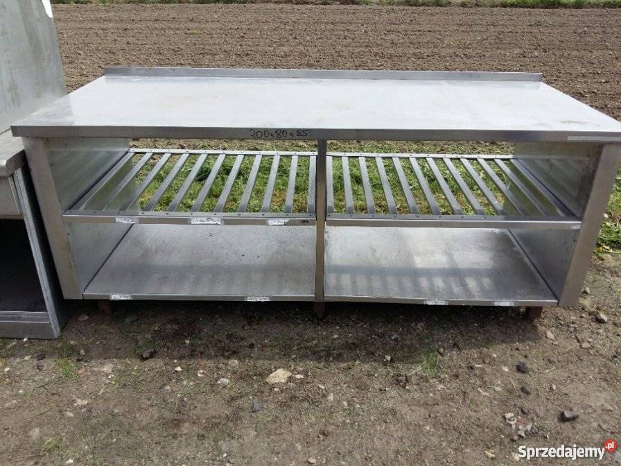 STÓŁ ROBOCZY Z PÓŁKĄ 200X80X85 Krotoszyn sprzedam