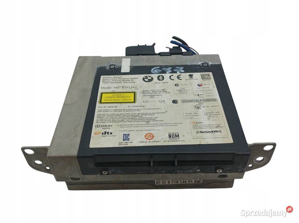 RADIO FABRYCZNE EUROPA HARMAN 871814501 Bmw Sprzęt audio fabryczny