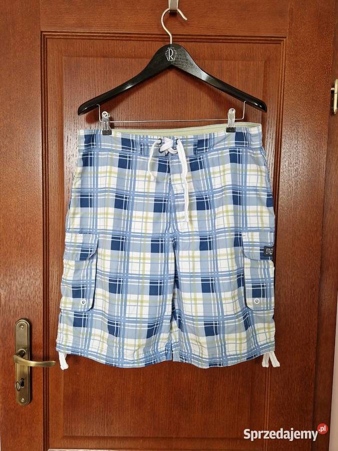 Spodenki szorty kąpielówki męskie w kratę Bibice sprzedam