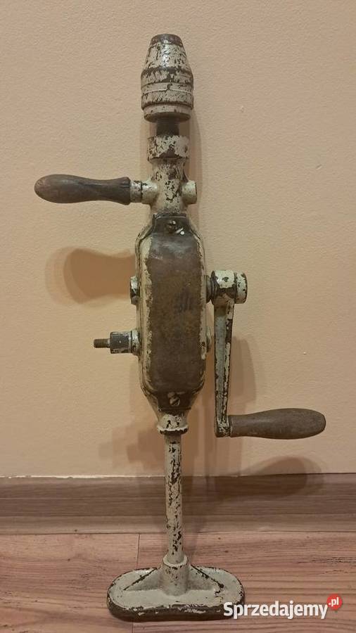 Stara Ręczna Wiertarka PRL Loft Vintage sprawna Świecie