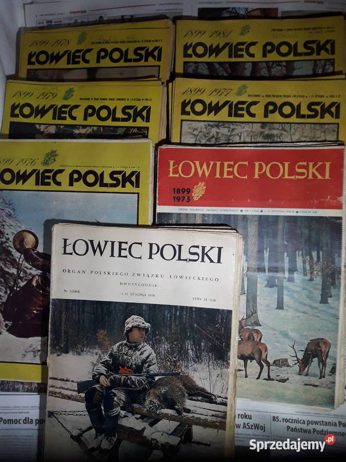 Łowiec Polski 1 do 24 1975 STARA KOLEKCJA PRL Warszawa