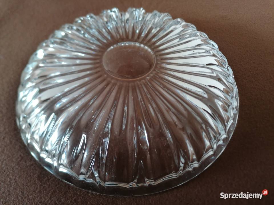 Talerz półmisek szklany Huta Zawiercie średnica