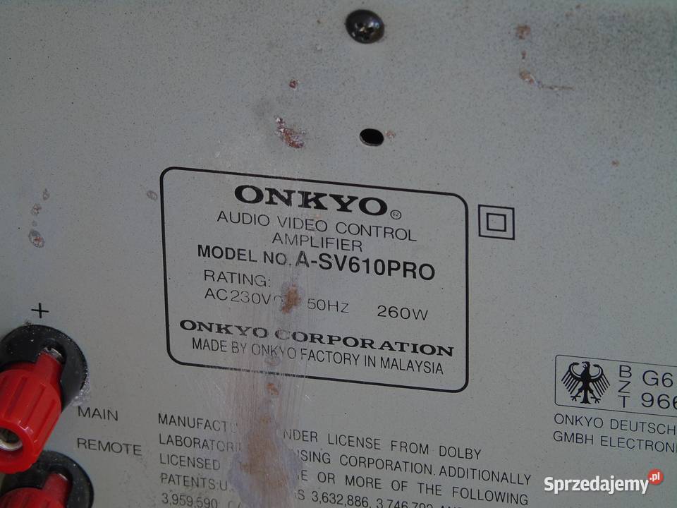 Wzmacniacz Onkyo AVS610 PRO sprawny BANDYTA