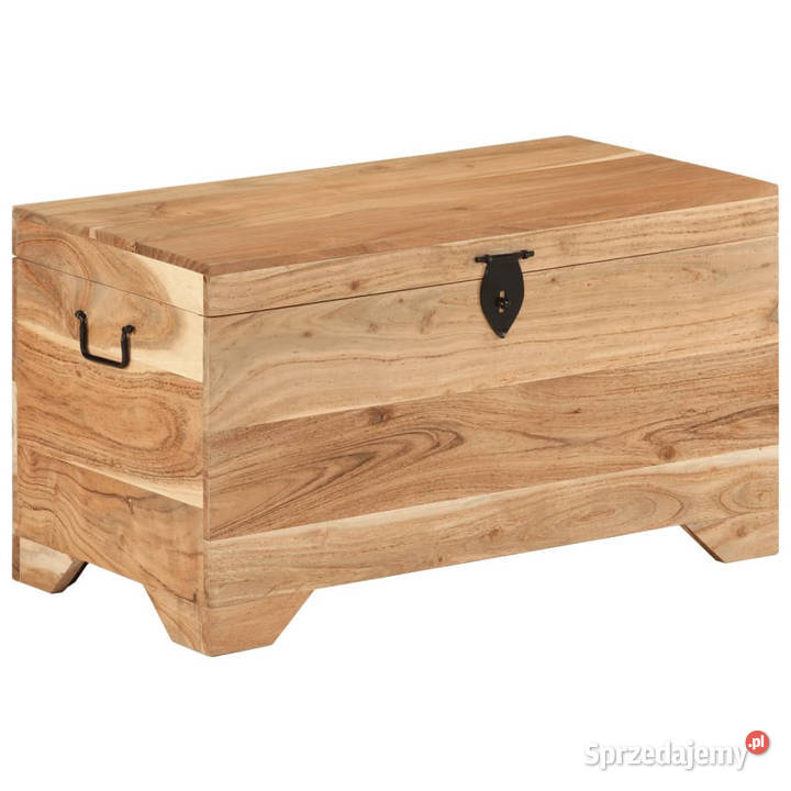 Skrzynia lite drewno akacjowe WM328294 Pozostałe Warszawa