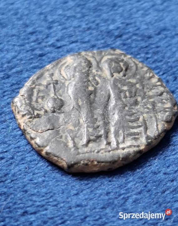 Bizancjum Justyn II i Zofia Pół follisa 565578 Numizmatyka Wejherowo sprzedam