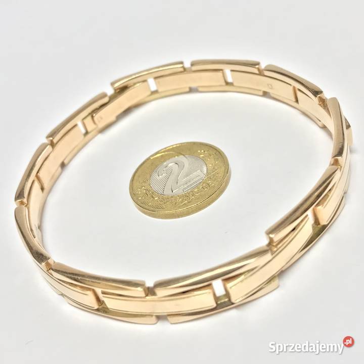 Złota BRANSOLETKA damska 14K MASYWNA cudowna Pozostałe Warszawa sprzedam