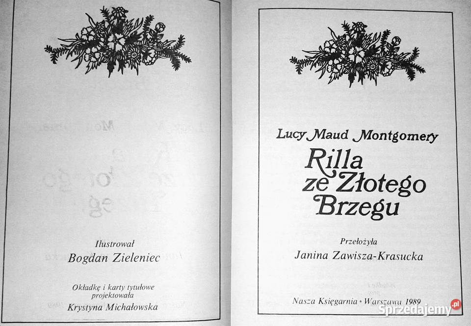 Rilla ze Złotego Brzegu Lucy Maud Montgomery lubelskie Chełm