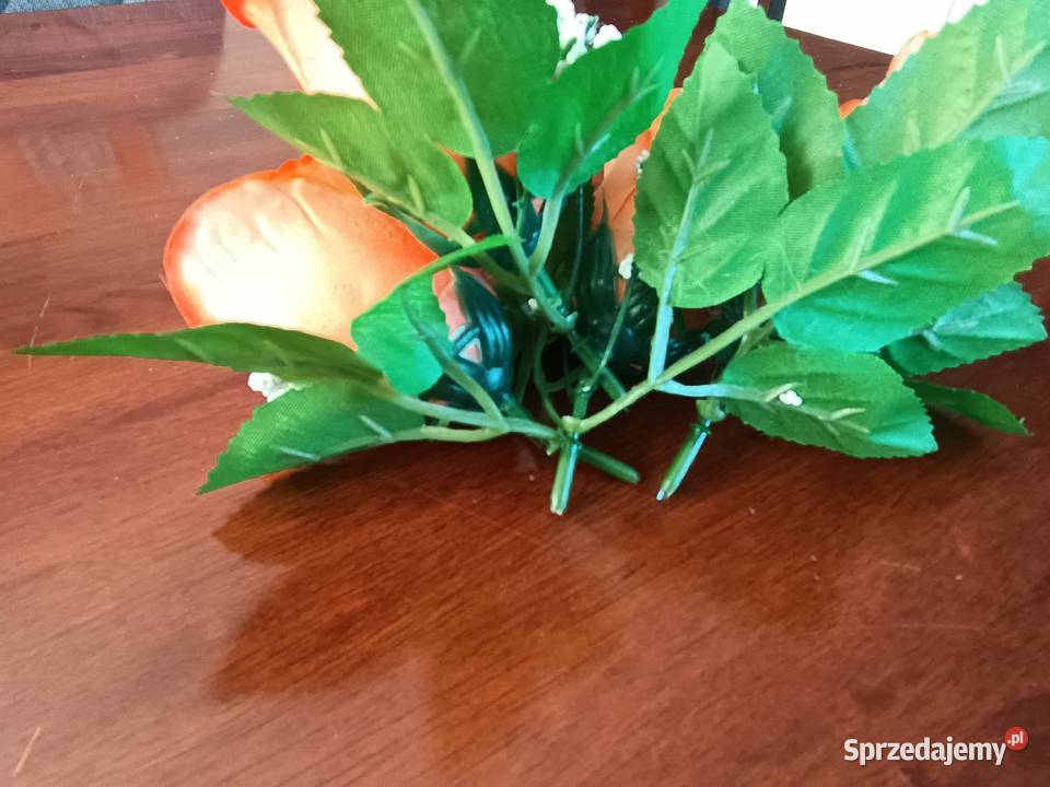 kwiaty sztuczne RÓŻA Z GAŁĄZKĄ VIP 1818B10 Siewierz