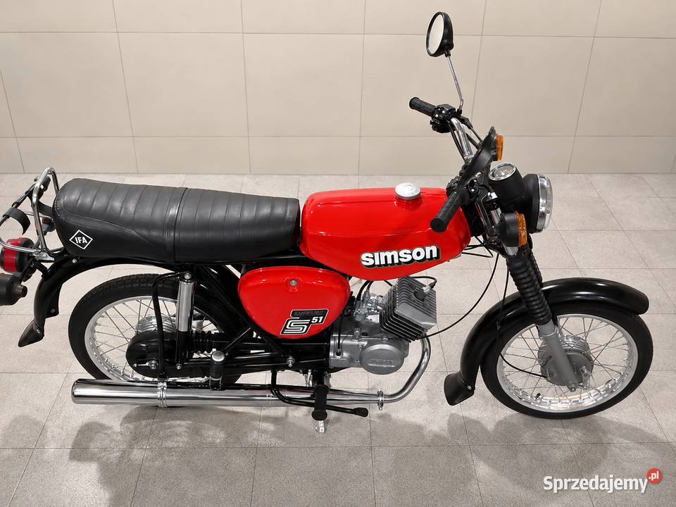Simson S511 C 1989 profesjonalnie odrestaurowany Motocykle, skutery, quady Tarnowskie Góry